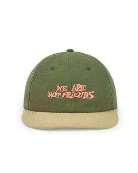 Gorra We Are Not Friends Freestyle Typo Green