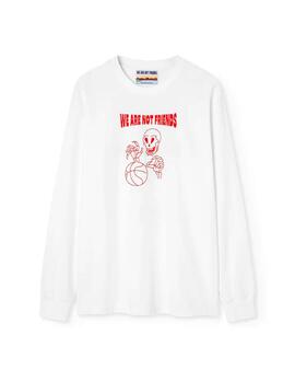 Camiseta We Are Not Friends Basketball Dead LS