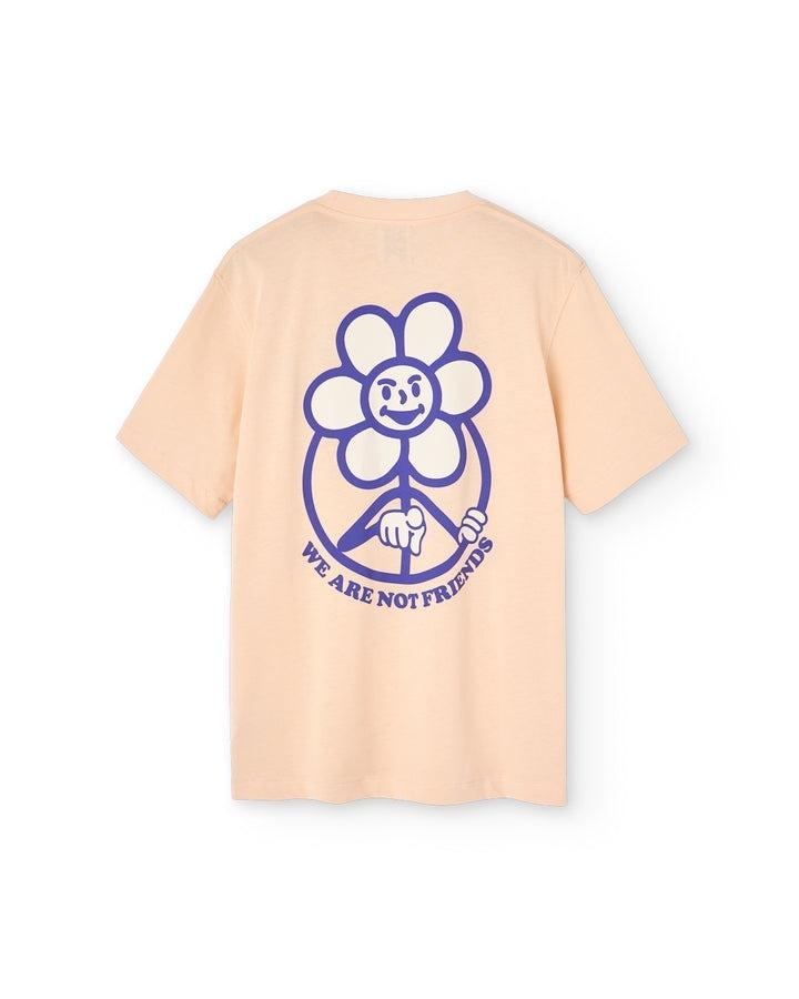 Camiseta We Are Not Friends Daisy Logo Peach T-Shirt