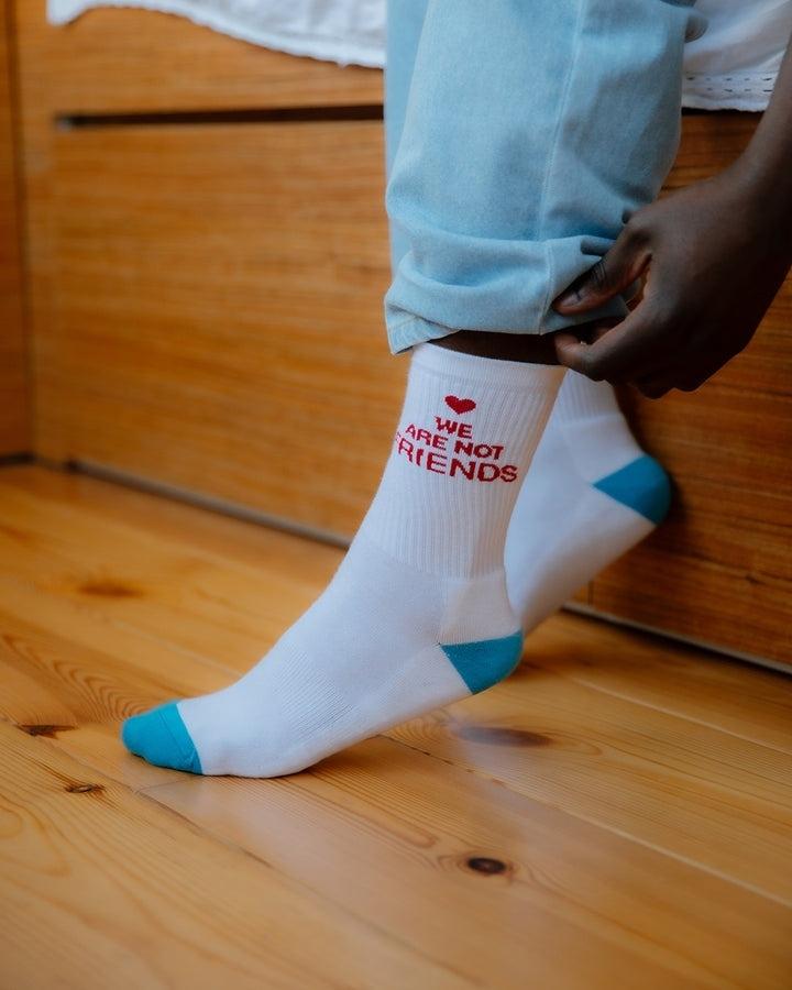 Calcetines We Are Not Friends  Pyramid Socks